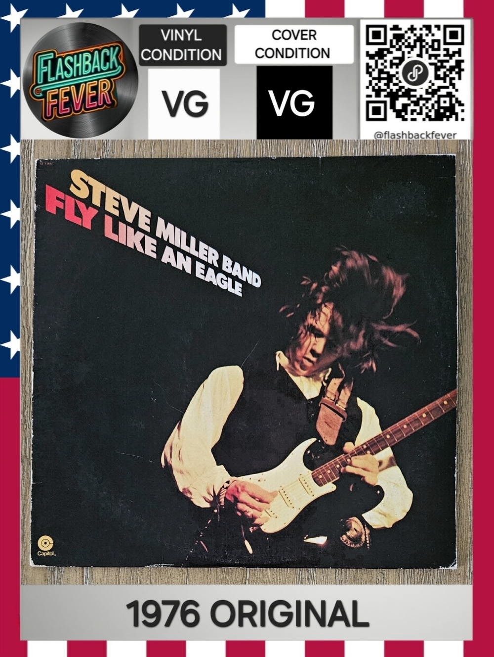 STEVE MILLER BAND•Fly Like An Eagle•1976 US (#ST-11497)•Jacksonville Pressing